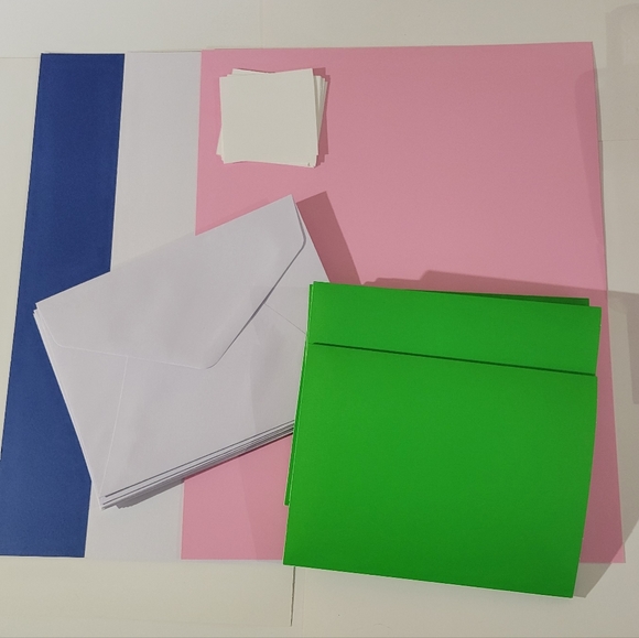 Stampin Up Swirls and Blossoms & Simple Wishes  Wooden Block Rubber Stamp Set - Picture 9 of 12